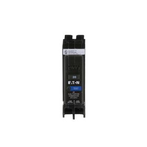 Eaton BRN120DF Plug-On Mount Dual Function Type BR Arc Fault/Ground Fault Circuit Breaker 1-Pole 20-Amp 120-Volt AC