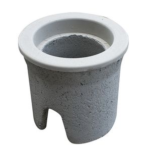 Oldcastle F08BOX Reinforced Concrete With Hardhat Plastic Cap Straight Wall Pull Box 9-Inch x 12-1/4-Inch x 12-Inch Christy