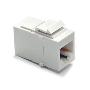 Pass & Seymour WP3452-WH-V1 Category 6 RJ45 Keystone Coupler White on-Q