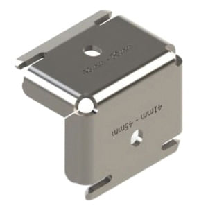 Unirac 310820 Stainless Steel End Clamp For Use With Roof Mount RM5/DT South Facing 5-Degree/East-west 8-Degree Tilt Mounting System