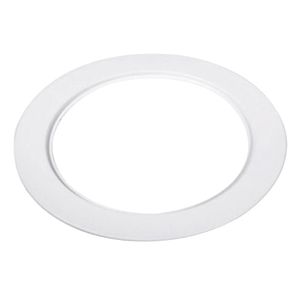 Halo HLB6ROTMW Round Oversized Trim Plate 6-Inch Matte White For Halo HLB6 LED Down Light