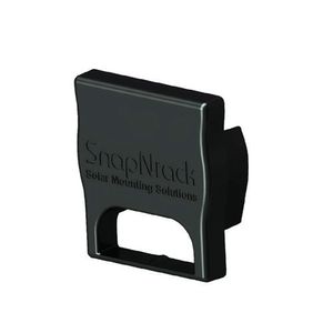 SnapnRack 232-02484 Black 6000 Aluminum End Cap 1.5-Inch x 1.624-Inch x 0.63-Inch