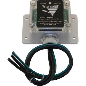 American International Electronics LS-PS120/240-50 Plastic Enclosure 1-Phase Surge Protective Device 10-Kilo-Amp 120/240-Volt AC Lectra Shield