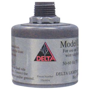 Delta Lightning Arrestors LA302R Silicon Oxide Varistor 1-Phase AC Lightning Arrestor 60000-Amp 125 - 250-Volt AC