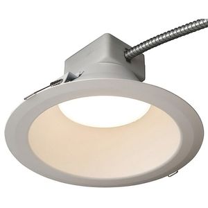 GE Lighting LRXR810835MD Dimmable 8-Inch LED Retrofit Down Light 82 CRI 3500K 650/1000-Lumens White Lumination