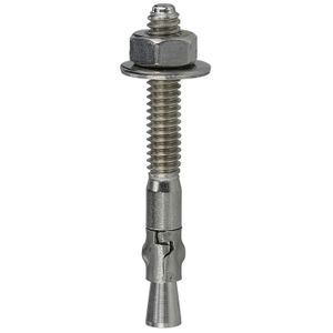 Dottie W38500 Zinc Plated Fully Threaded Wedge Anchor 3/8-Inch x 5-Inch