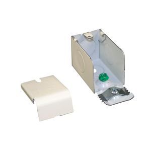 Wiremold WH2010A2 Entrance End Fitting Steel White For Use With 2000 Series Single-Channel Raceway