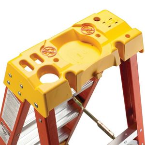 Werner Ladder 6206 Fiberglass 6200 Series Type IA Single Sided Step Ladder 6-ft