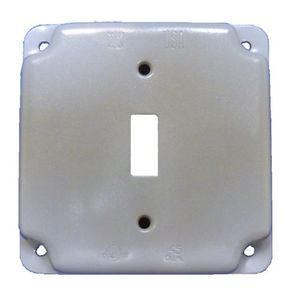 Mulberry 11401 Powder Coated Steel Finished Cover 4-Inch x 4-Inch x 1/2-Inch