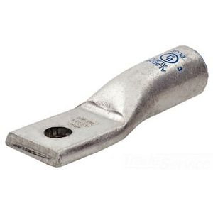 NSI AL2/0-38 Electro Tin Plated Aluminum 1-Hole Compression Lug 2/0-AWG Stranded 3/8-Inch