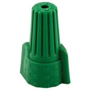 NSI WWC-GR-C WWC Series Winged Twist-On Wire Connector 14-10-AWG Green Easy-Twist