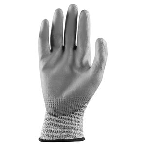 Lift Safety GSP-19YL Smooth Latex Glove Large Polyurethane Gray/Black StarYarn