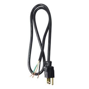 Coleman Cable 09703-88-08 Stranded Bare Copper SJTW Replacement Power Supply Cord 16/3 3-ft Black