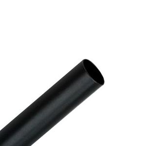 3M FP301-3/8-48IN-BLACK-HDR Thin Wall Heat Shrink Tubing 48-Inch x 0.375-Inch Polyolefin Black