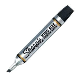 Lenox Tools 15001SH King Size Permanent Marker Black Sharpie