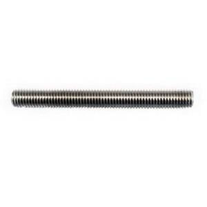 Power Strut PS14614X12SS304 Plain 304 Stainless Steel Straight Full Threaded Rod 1/4-Inch x 12-ft