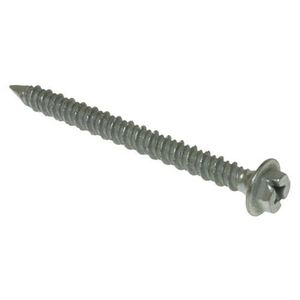 Metallics QCSH10 Silver/Seal Coated Over Zinc Self-Tapping QuaDrive Concrete Screw Anchor 1/4-Inch x 1-1/4-Inch CraftCoat 1000