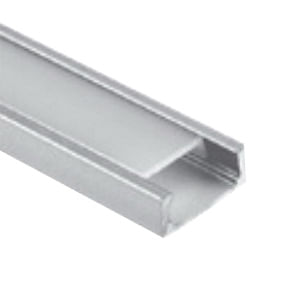 NSL LV-ALP007 Aluminum Extrusion Polycarbonate Cover Extrusion With Frosted Cover 39-Inch