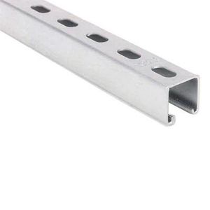 Thomas & Betts A1200HS-10-PG Pre-Galvanized Steel A1200 Series Metal Framing Single Channel 10-ft x 1-5/8-Inch x 1-5/8-Inch Superstrut