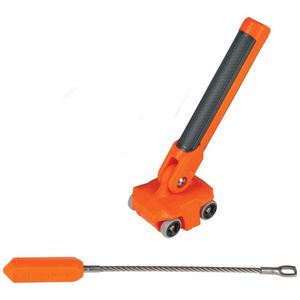 Klein Tools 50611 Magnetic Wire Puller 11-Inch x 4.7-Inch x 3.2-Inch Orange