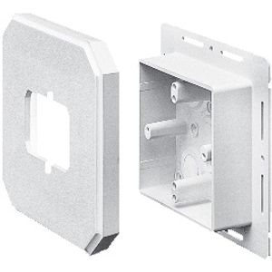 Arlington 8091F Plastic Vertical Mount All Siding Box Kit With Flange 6.5-Inch x 1.125-Inch x 6.5-Inch