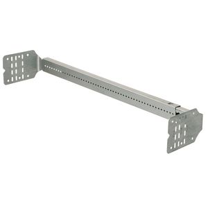 Arlington SL24 Silver Steel Adjustable Slide Bar 15 - 24-Inch