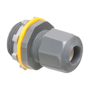 Arlington LPCG754 Straight Low Profile Strain Relief Non-Metallic Cord Connector 3/4-Inch 0.2 - 0.472-Inch