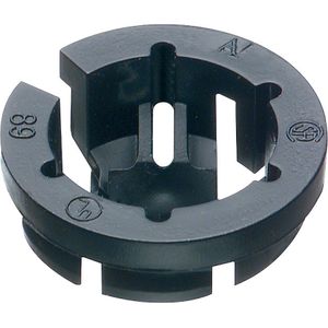 Arlington NM940 Push-In Connector Plastic Black 3/8 Inch Black Button