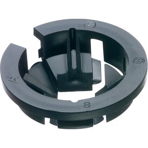 Arlington NM96 Non-Metallic Push-In Connector Plastic Black 1-Inch Black Button