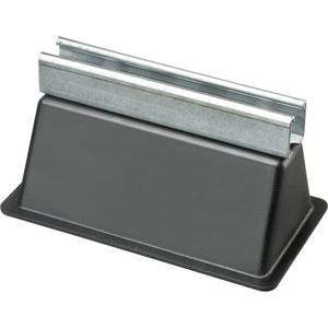 Arlington RTS4 100% Recycled Plastic Steel Open Base Conduit And Raceway Support 9-Inch x 5-5/8-Inch Roof Topper