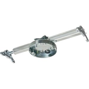 Arlington FBRS407R Plated Steel Pan Fan/Fixture Box With Adjustable Bracket 3.62-Inch x 2.098-Inch 8-Cubic-Inch