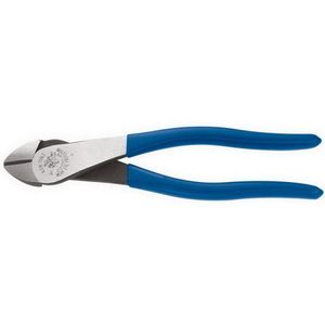 Klein Tools D2000-48 High Leverage Heavy-Duty Angled Head Diagonal Cutting Plier 8-1/16-Inch Blue