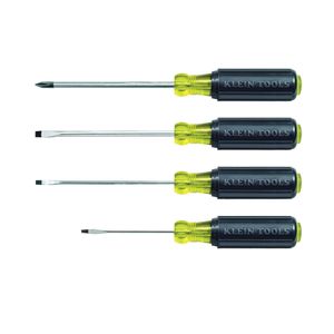 Klein Tools 85484 4-Pieces Mini Screwdriver Set Cushion-Grip