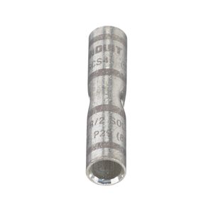 Panduit SCS4-L Tin Plated Copper SCS Series Butt Splice 4-3-AWG Stranded 2-AWG Solid