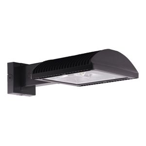 Rab WPLED4T78N 6-Light Type IV Distribution LED Wall Pack 78-Watt 120 - 277-Volt AC Bronze LPACK