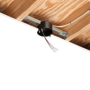 Arlington FBR423 Plastic Ceiling Fan/Fixture Support Box With Adjustable Steel Bracket 2.548-Inch 23-Cubic-Inch