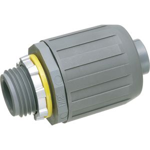 Arlington NMLT10 UV Rated Plastic Non-Metallic Liquidtight Straight Connector 1-Inch Snap2IT