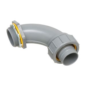 Arlington NMLT90125 UV Rated Plastic Non-Metallic 90-Degree Liquidtight Connector 1-1/4-Inch