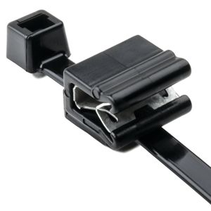 Hellermann Tyton 156-00589 Polyamide 6/6 Cable Tie And Edge Clip 8-Inch Black