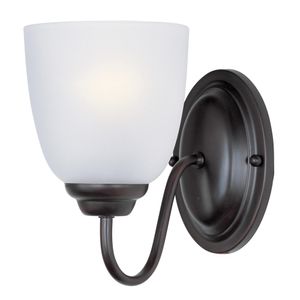 Maxim Lighting 10071FTOI 1-Light Wall Sconce 60-Watt 120-Volt Oil Rubbed Bronze Stefan