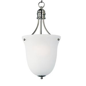 Maxim Lighting 10048FTSN 3-Light Pendant Fixture 60-Watt 120-Volt Satin Nickel Logan