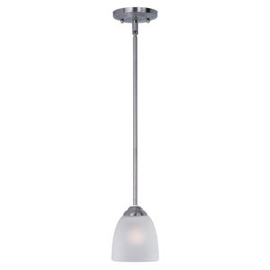 Maxim Lighting 92061FTSN 1-Light Mini Pendant Fixture 60-Watt 120-Volt Satin Nickel Stefan