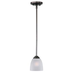 Maxim Lighting 92061FTOI 1-Light Mini Pendant Fixture 60-Watt 120-Volt Oil Rubbed Bronze Stefan