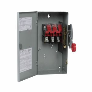 Eaton DH362UGK 3-Wire 3-Pole Non-Fusible K Series Heavy-Duty Safety Switch 600-Volt AC 60-Amp NEMA 1