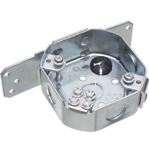 Arlington FBS420S Steel Ceiling Fan/Fixture Mounting Box 2-Inch 20-Cubic-Inch