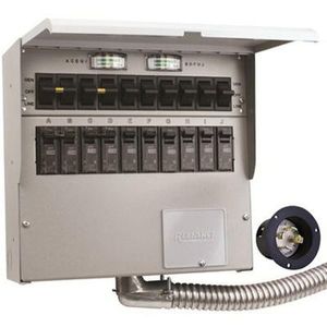 Reliance Controls 310A 1-Phase Manual Transfer Switch 125/250-Volt 30-Amp Maximum Pro/Tran