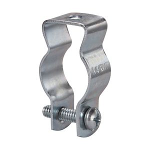 Crouse-Hinds 0BX Conduit Hanger With Hole and Bolt 3/8-Inch Rigid 1/2-Inch EMT