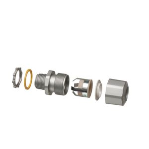 Arlington LTMC50 Zinc Concrete Tight Liquidtight Fitting 1/2-Inch