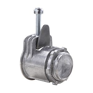 Crouse-Hinds ACB38DC Zinc Die Cast ACB Series Insulated AC/MC Set Screw Straight Connector 3/8-Inch 0.47 - 0.61-Inch