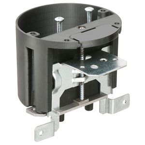 Arlington FBA426 Plastic/Steel Bracket Adjustable Non-Metallic Ceiling Fixture Box 4-Inch x 3.065-Inch 21-Cubic-Inch In/Out Box